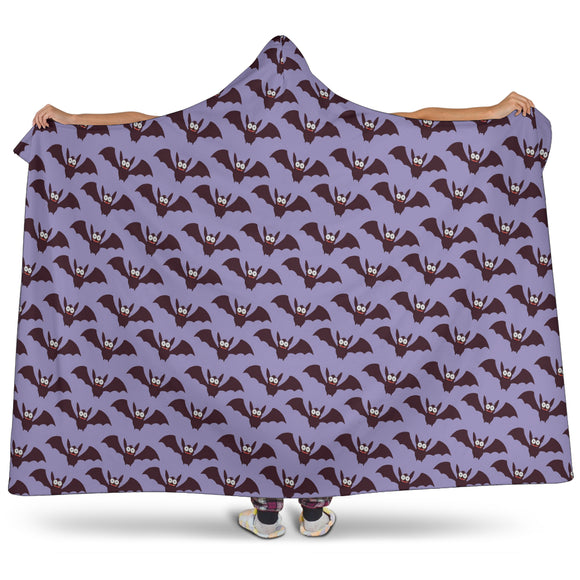 Bats Halloween Hooded Blanket